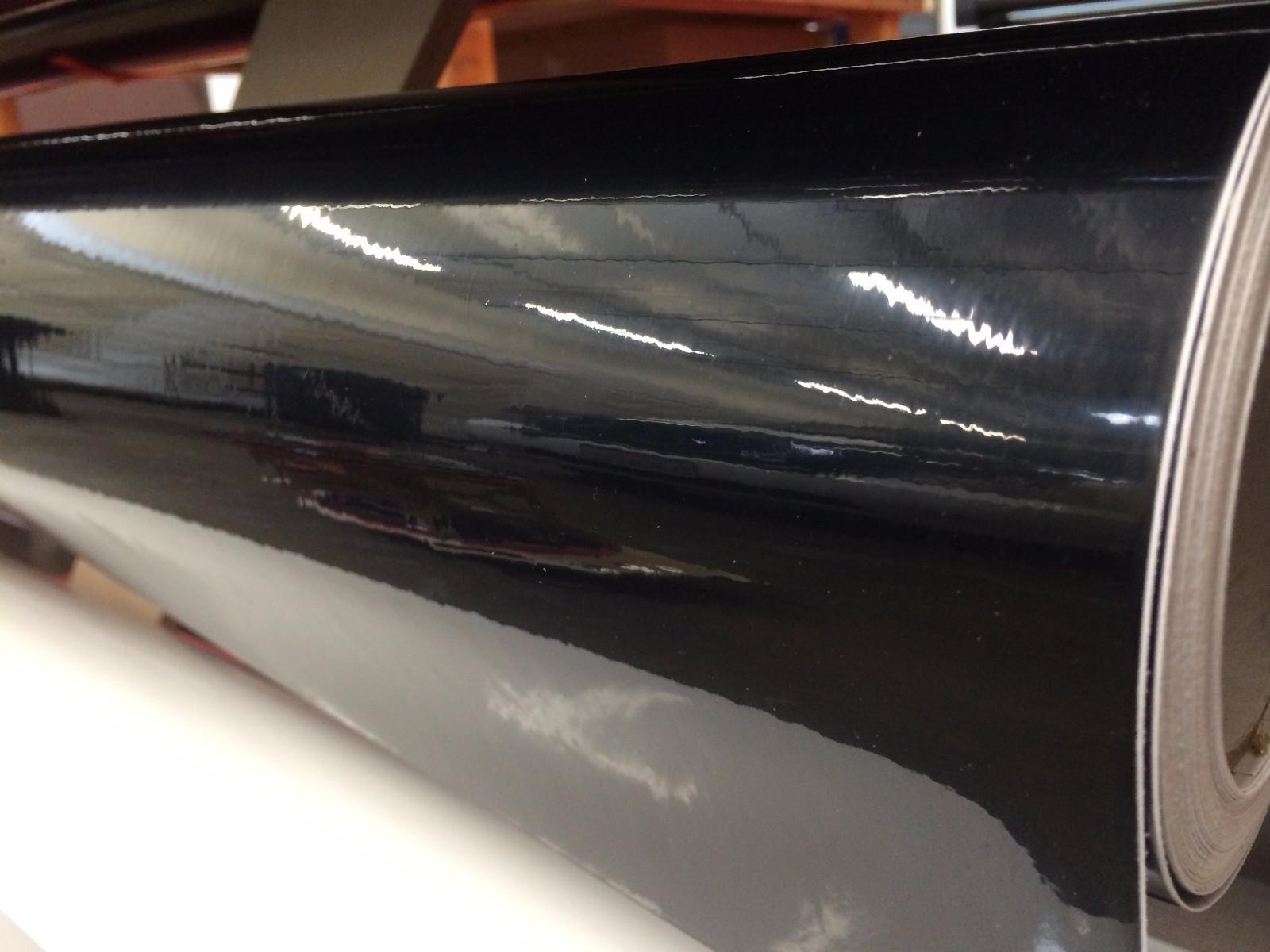 High Gloss Black 12″ x 60″ Vinyl Auto Vehicle Car Wrap Sticker Decal Sheet Roll