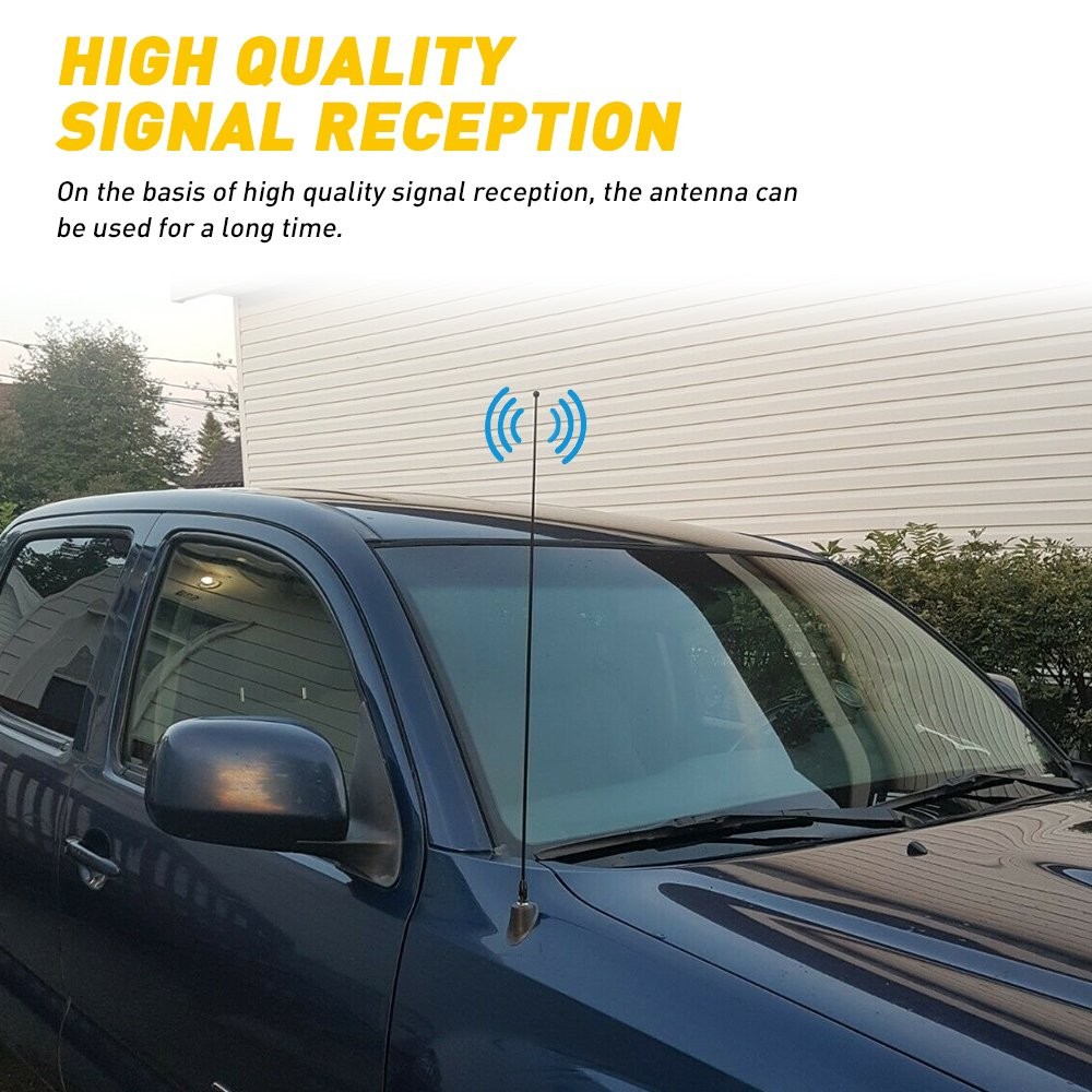 Fit Jeep Chrysler Universal Removable Short Dodge 8Inch Mast Antenna AM FM Radio