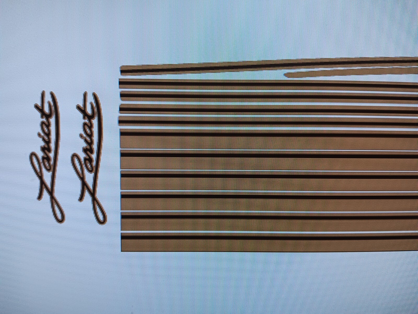 CUSTOM Lariat Stripe Kit fits 2001-2003 F150 Extended or Crew Cab Upper/Lower