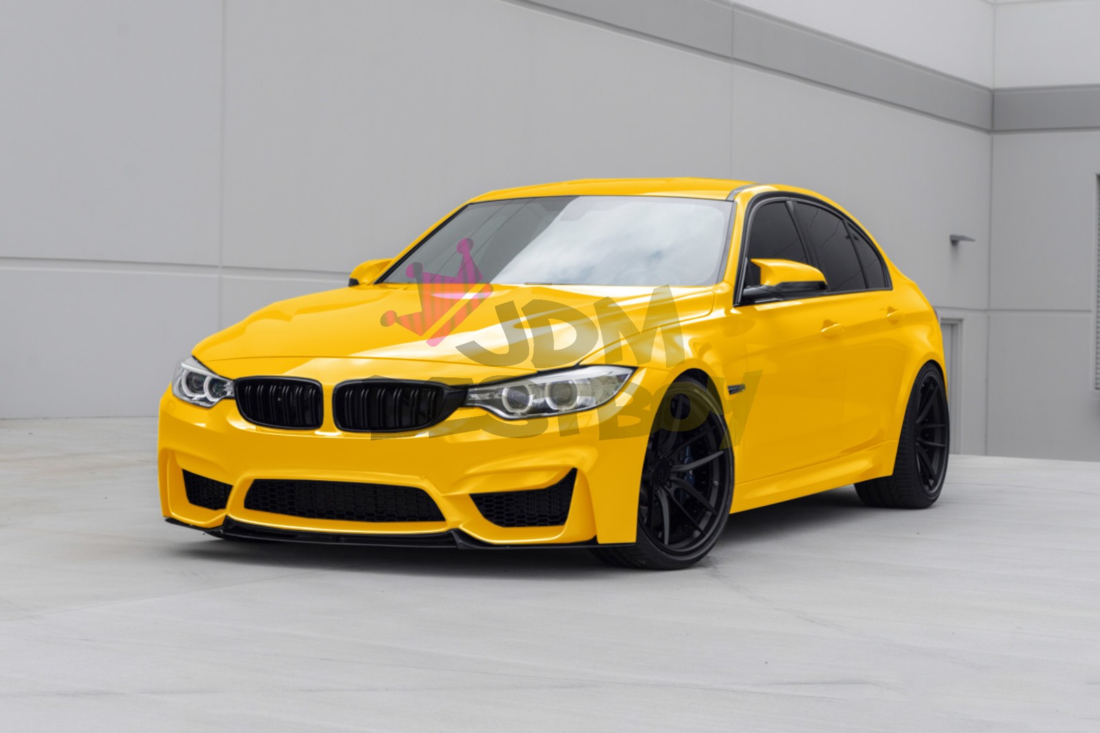 ESSMO PET Super Gloss Sunflower Yellow Car Vehicle Vinyl Wrap Decal Like Paint
