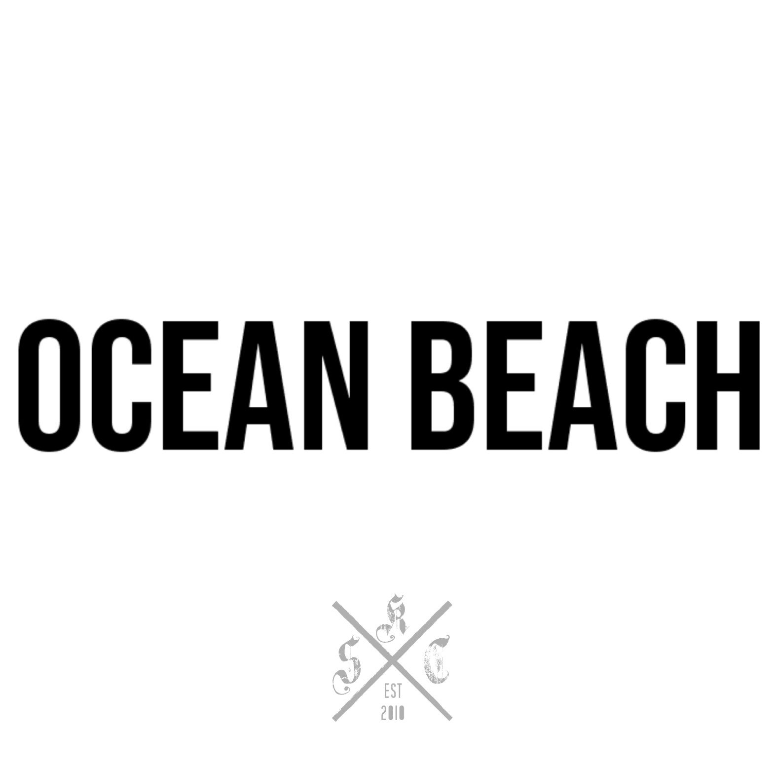 Ocean Beach CA car DECAL/Sticker [weatherproof- fade resistant- OB20191117]