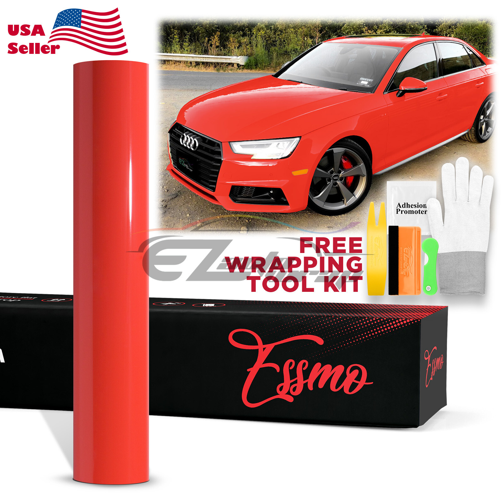 Color PPF Paint Protection Film Gloss Racing Red Car Paint Scratch Shield Wrap