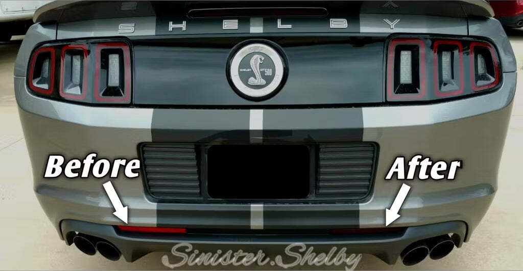 Luxe Auto Concepts 2013-14 Mustang Rear Reflector Tint Kit
