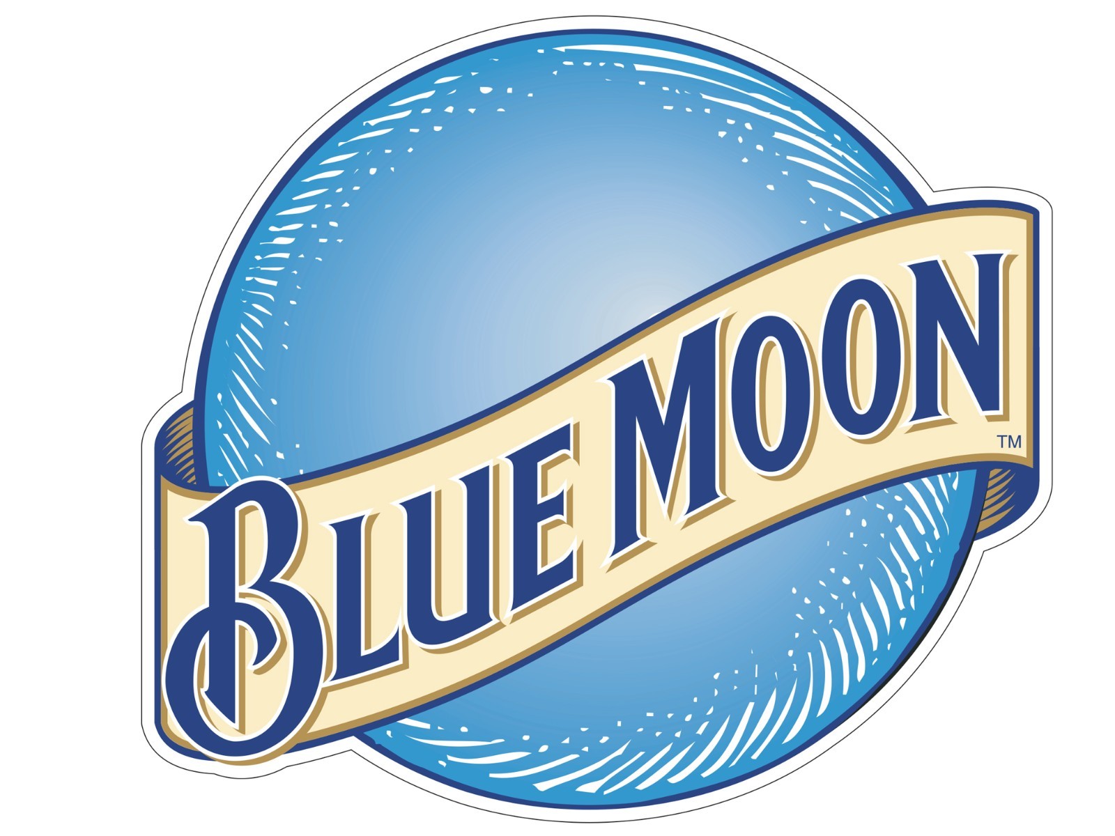 Blue Moon Beer Logo Sticker Vinyl Decal | Different Sizes – Premium Outdoor