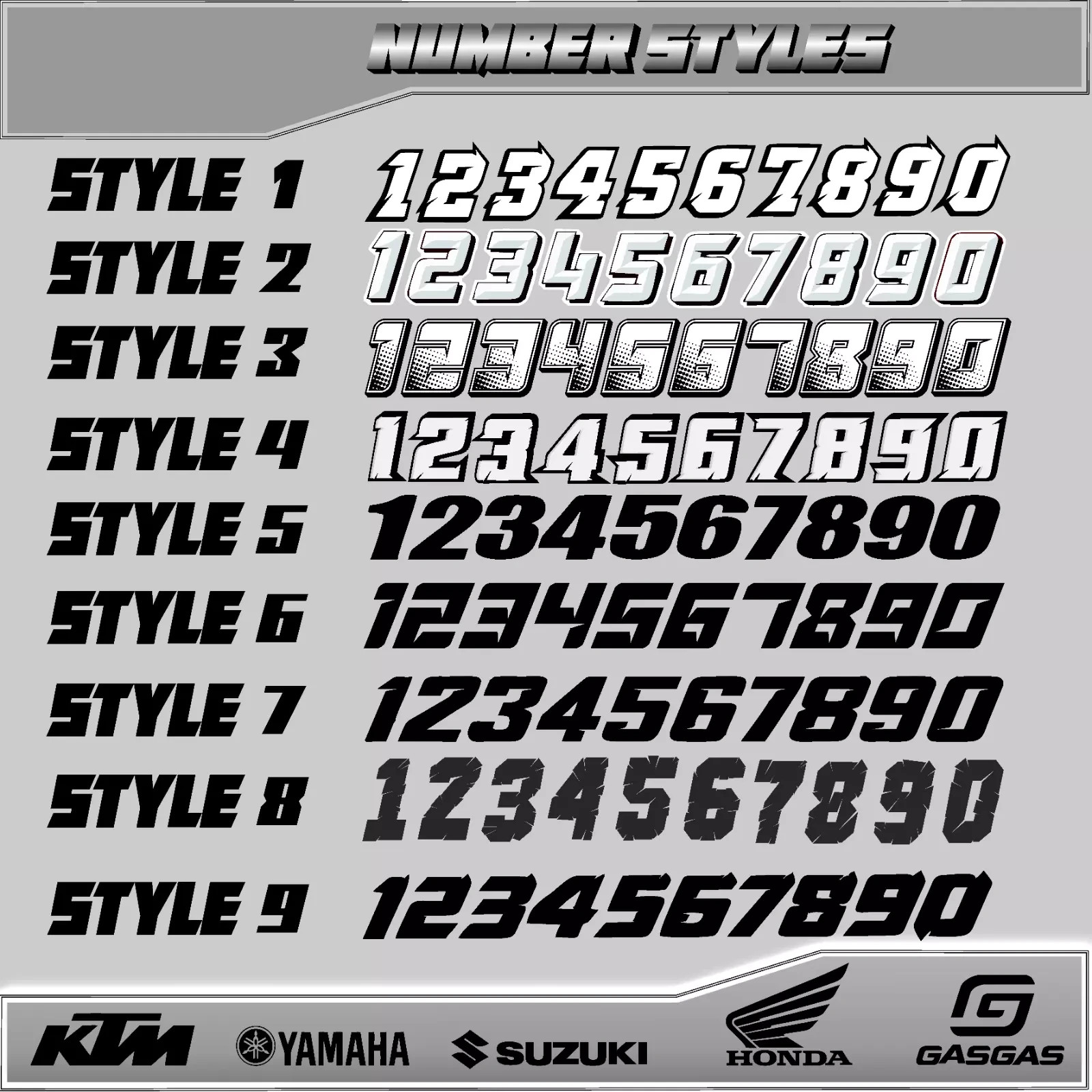 Kit Gráfico Yamaha YFZ 450 2003-2008 ATV Stickers Decals Personalizado