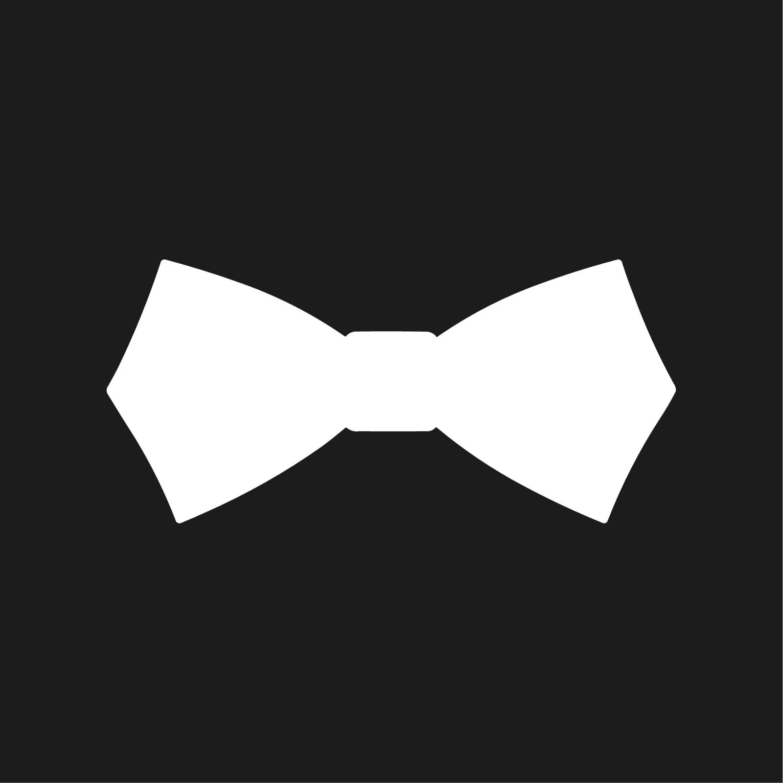 Male Bowtie Decal Sticker
