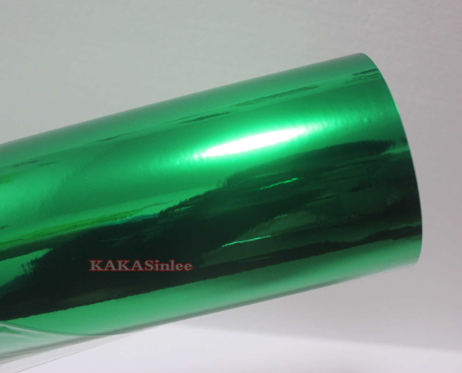 50FT Green Stretchable Entire Car Mirror Chrome Vinyl Wrap Sticker Air Free AX