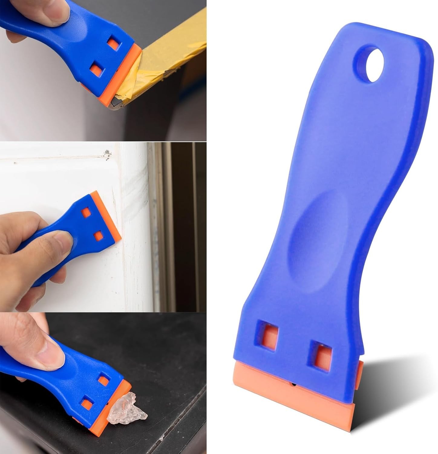 All-in-One Vehicle Vinyl Wrap Squeegee Kit: Magnetic Holder & Replacement Blades