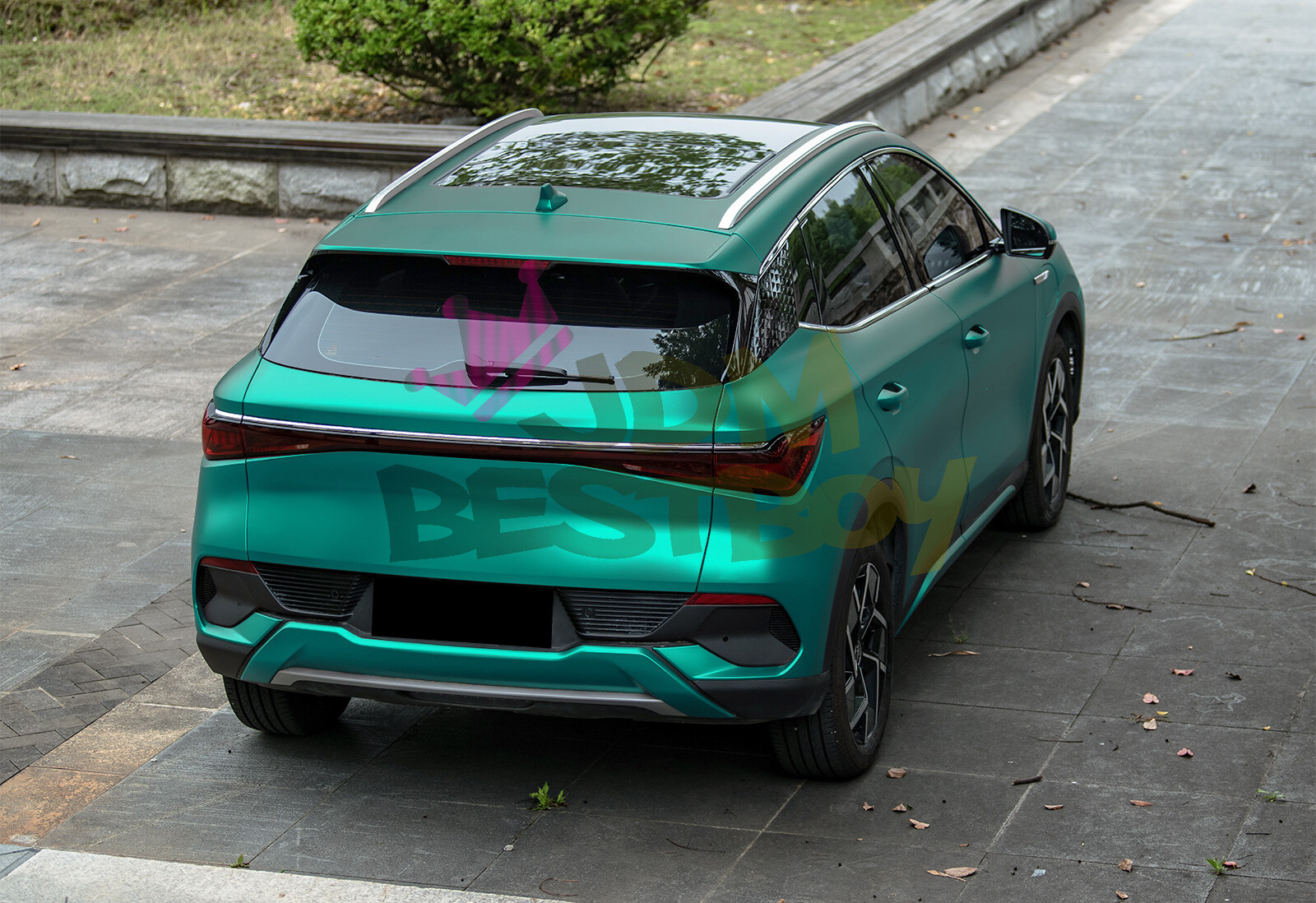 ESSMO PET Romance Chrome Teal Auto Car Vehicle Vinyl Wrap Decal Sticker Paint