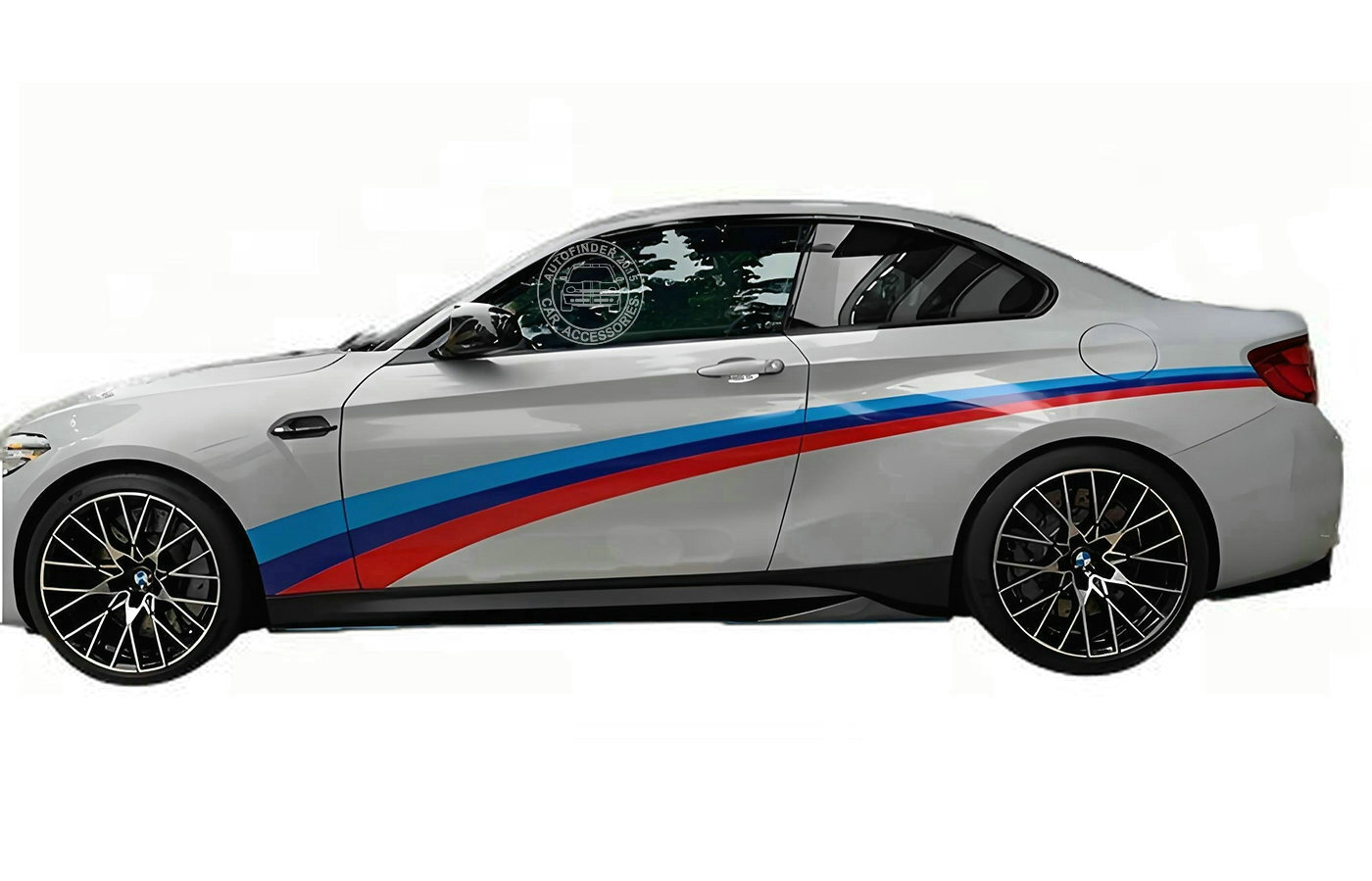 Graphics Racing Stripes Car Sticker For BMW X2 X3 X4 X5 X Waist Line Vinly Decal