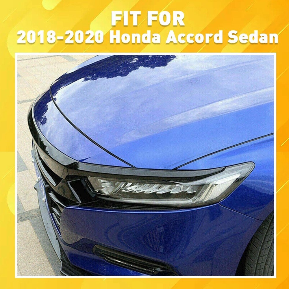 1/2set For Honda Accord 2018-2020 Front Grille Chrome Delete Blackout Precut Vin