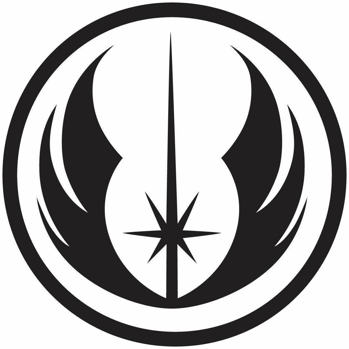 Jedi-Order Vinyl Decal Sticker Car Window Star Wars Symbol USA Seller