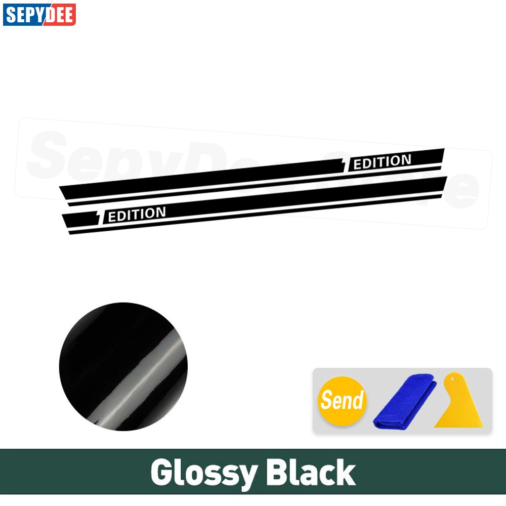 2Pcs Edition 1 Car Side Stripe Skirt Stickers For Ford Bronco Sport 2021-2026