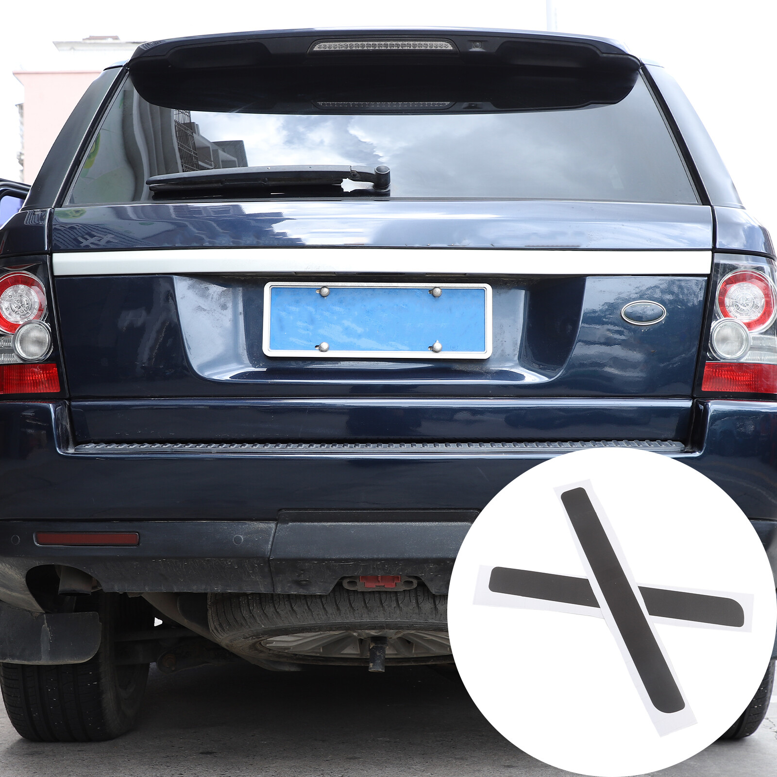 2pcs Smoked Rear Fog Light Overlay Film Black out Fits Range Rover Sport 2005-13
