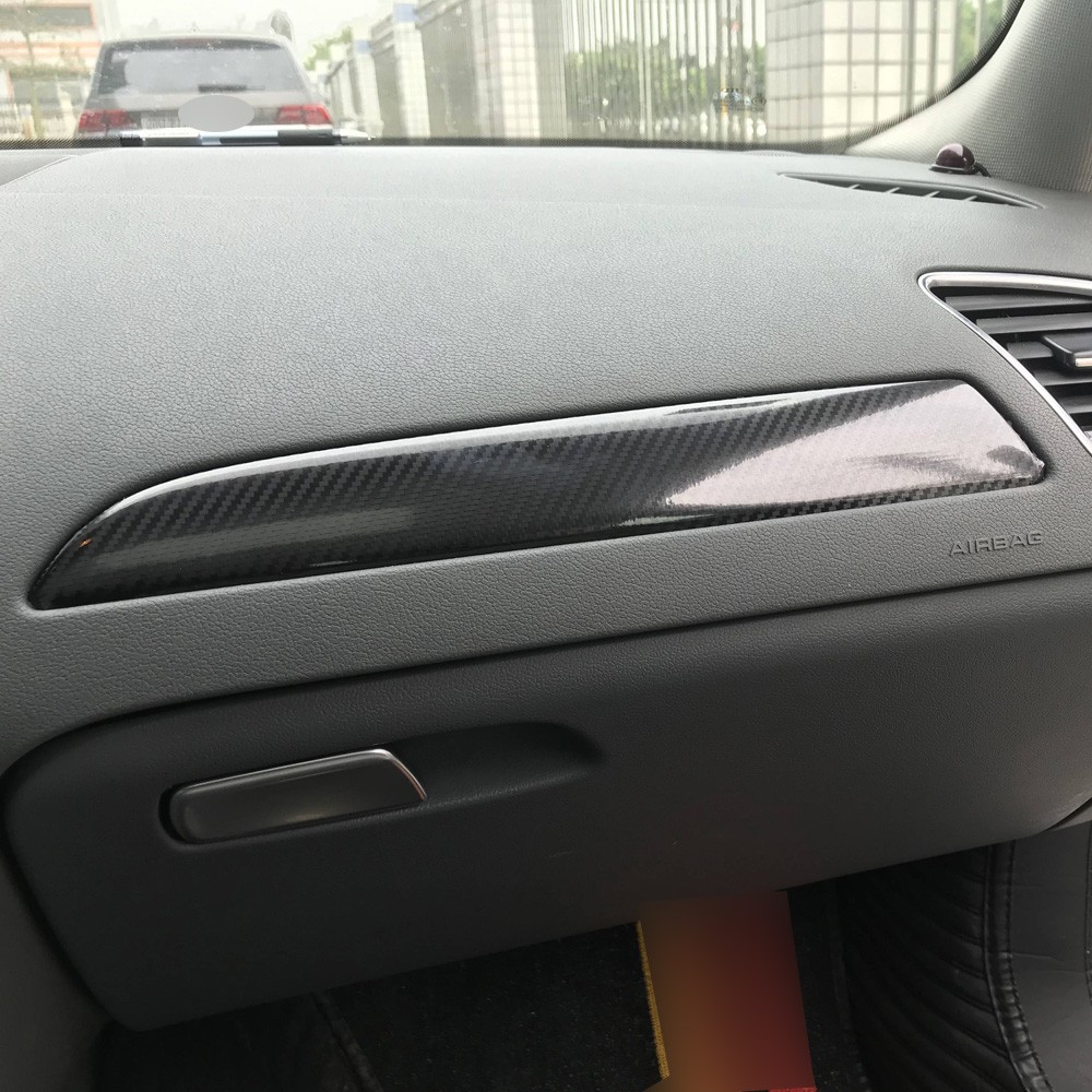 For Audi A4 B8 2009-2016 5D Carbon Fiber Pattern Interior DIY Trim Decals