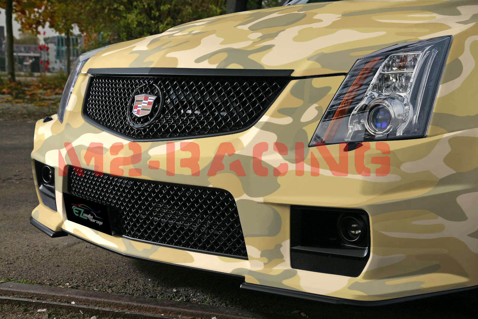 Premium Yellow Black White Gray Camouflage Desert Vinyl Sticker Wrap Decal Steet
