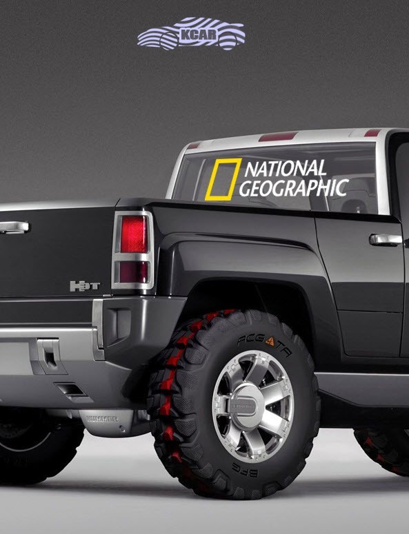 National Geographic Logo Sticker Car Graphic Vinyl Decal Size + Color Optional