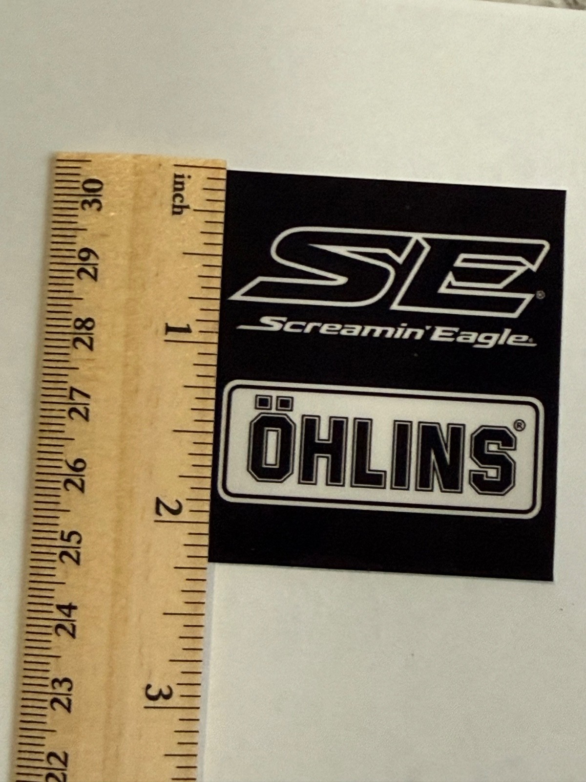 x2 Ohlins Stickers – Black – Screaming Eagle 2 x 2.25 Inches Other Sizes Avail.