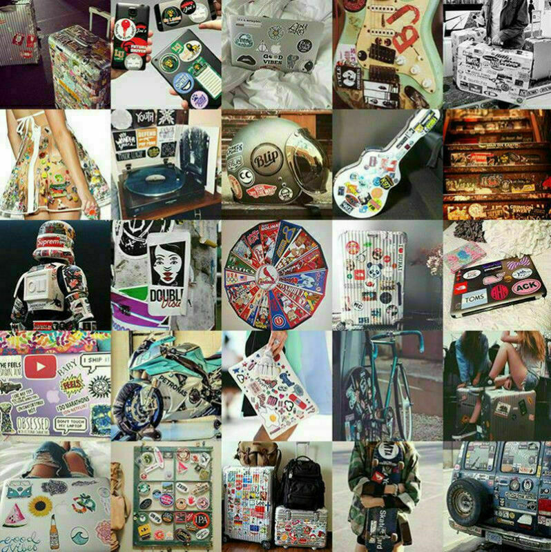 100 Pack Adult Stickers Bomb JDM Car Motorcycle Racing Helmet Vinyl Decals Lot