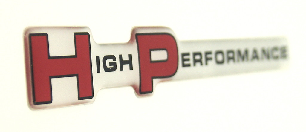 High Performance HP 3D EMBLEM SILVER