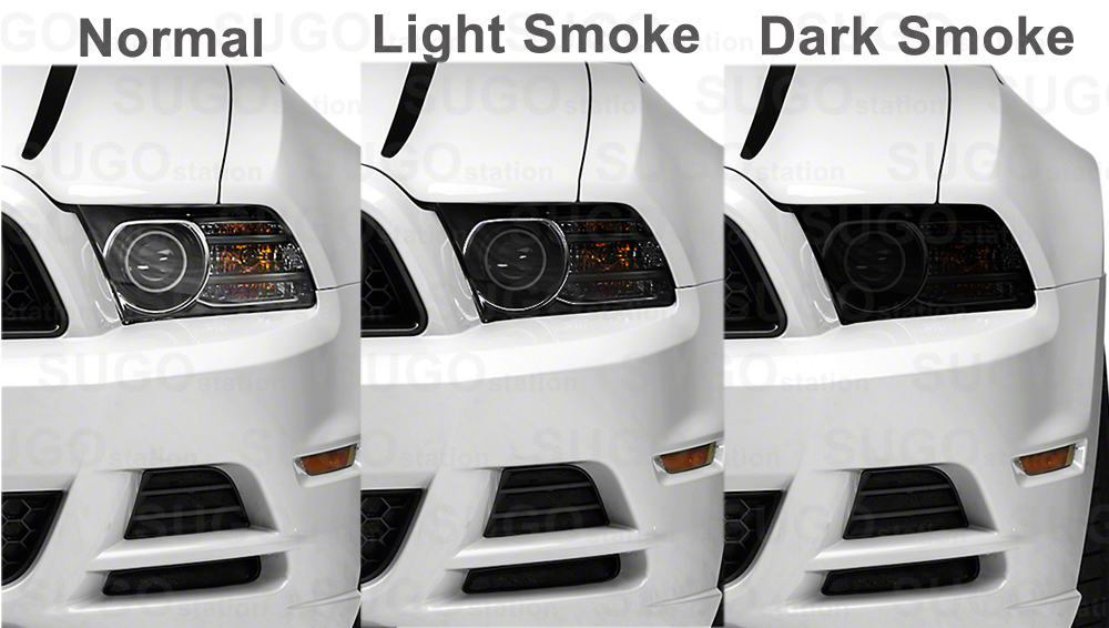12″x60″ Light Smoke Glass/Plastic Headlight Taillamp Lens Vinyl Protection Film