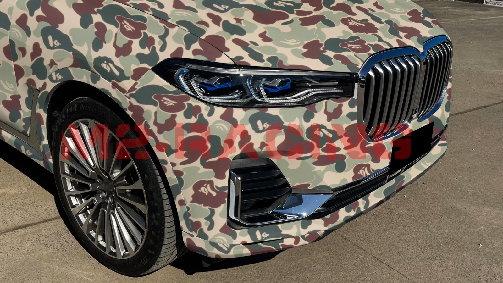 Premium Camouflage Camo Ape Green Car Vinyl Wrap Sticker Decal Sheet Film DIY