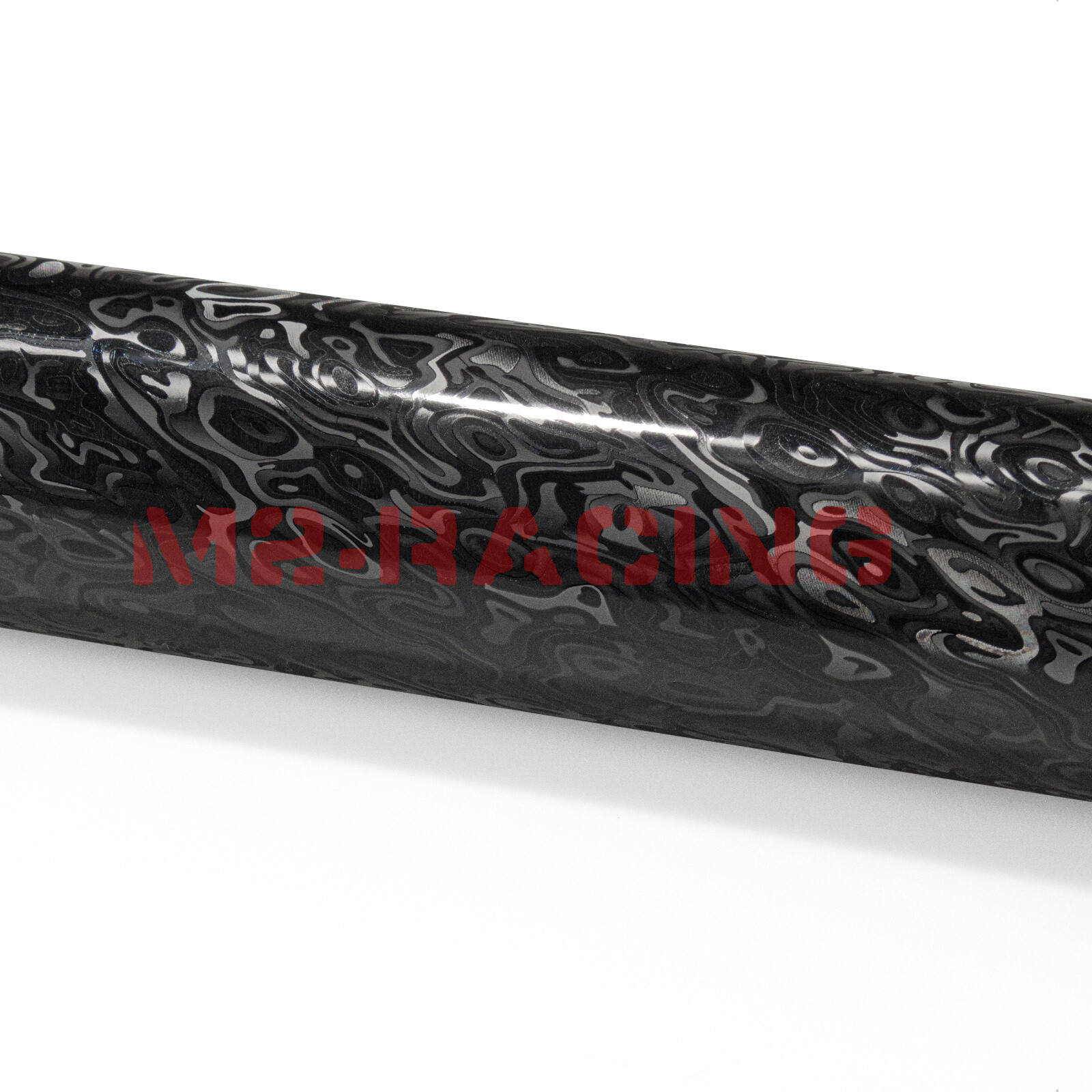 PET Damascus Steel Forged Carbon Fiber Black Car Vinyl Wrap Decal Sticker Film