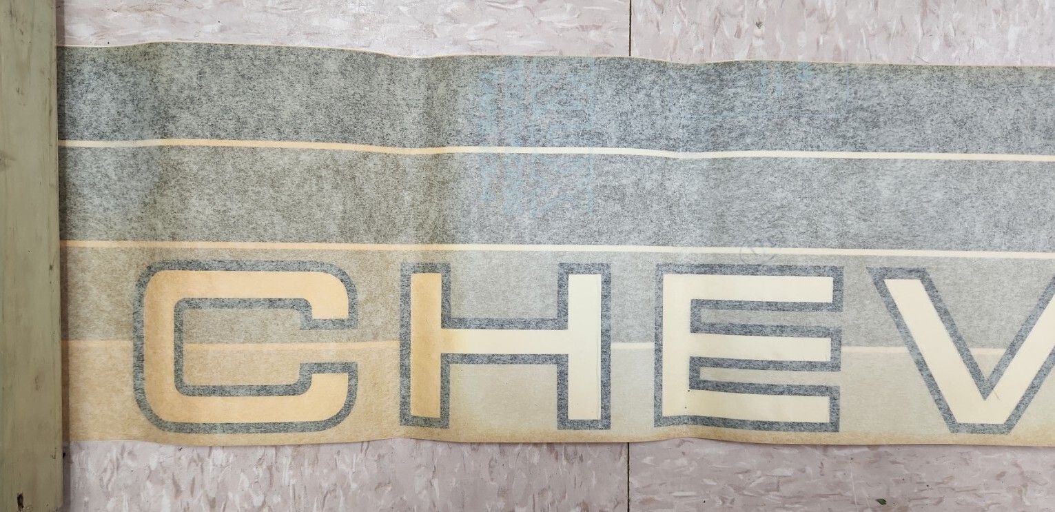New OEM GM Stripe Tape “Chevrolet” #15561110 1986-1991 Chevrolet (529)