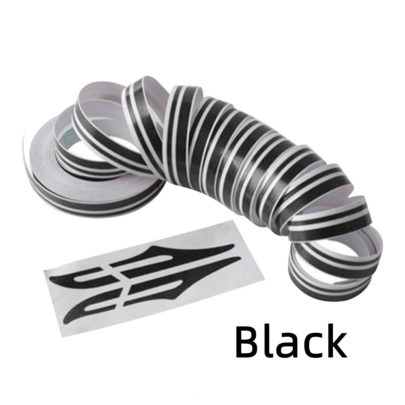 32Feet Vinyl Pinstriping Pin Stripe Double Line Car Tape Decal Sticker 1/6″ 1/12