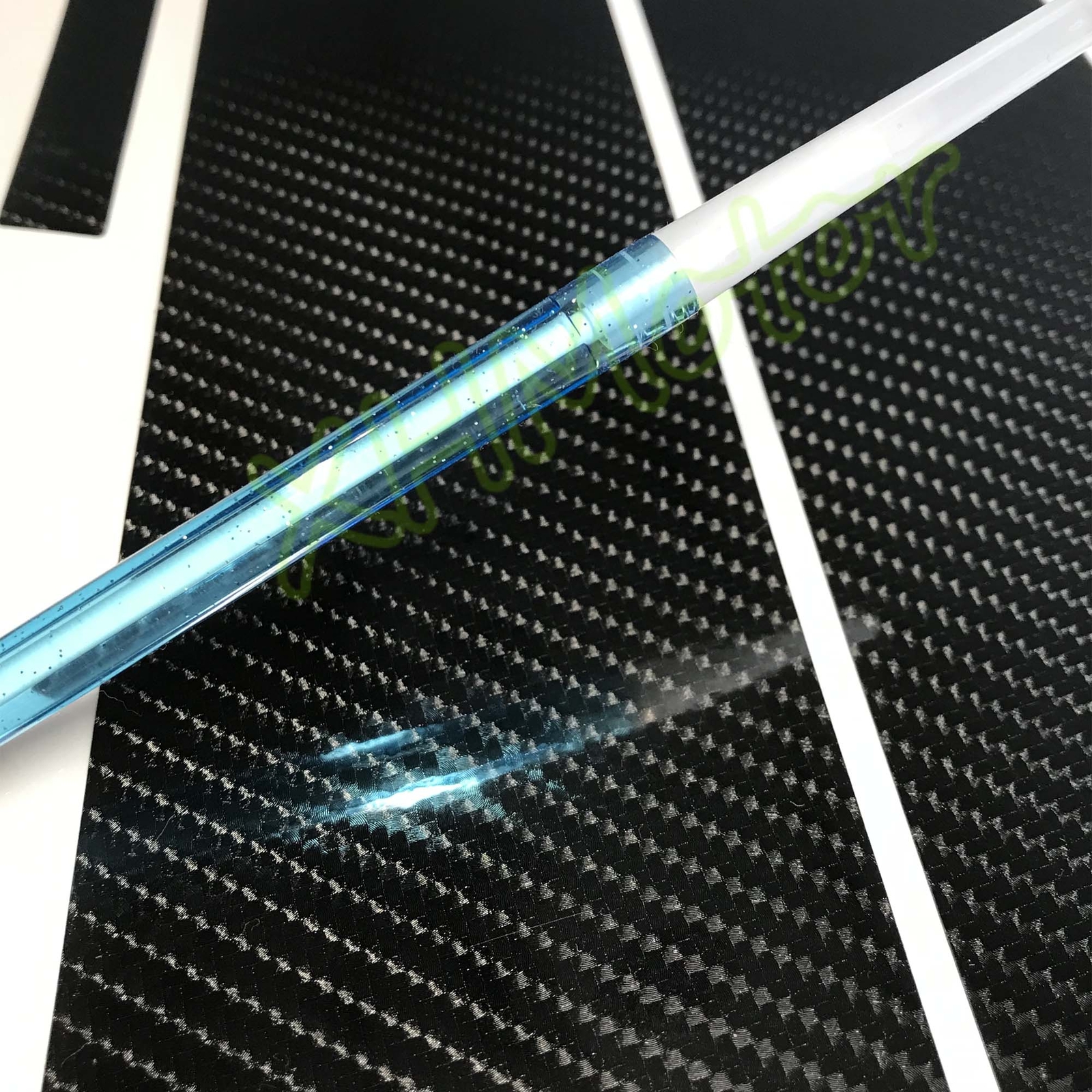 Carbon Fiber Pattern Car Door Window Pillar Trim Sticker Fit Dodge Charger 11-21