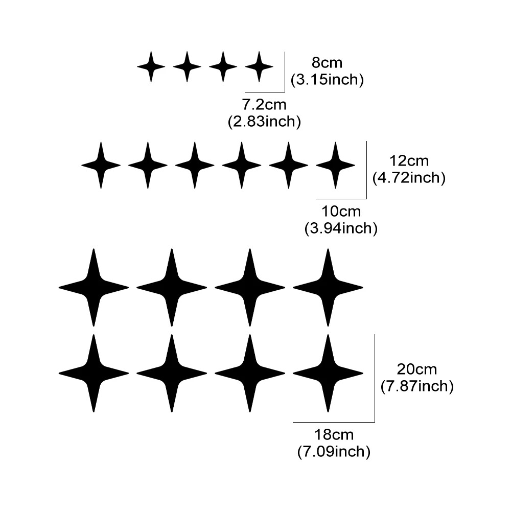 Car Body Side Stickers Outdoor Vinyl Self-Adhesive Decor Decal Vehicle Sport
