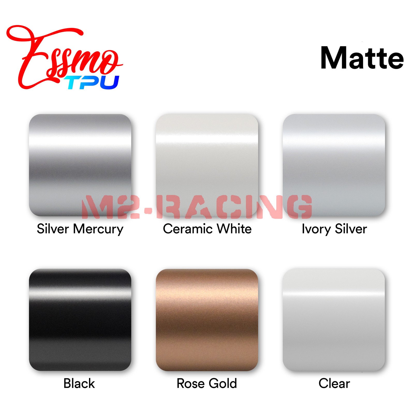 PPF Paint Protection Film ESSMO Pro Series Matte Clear Bra Sheet Wrap