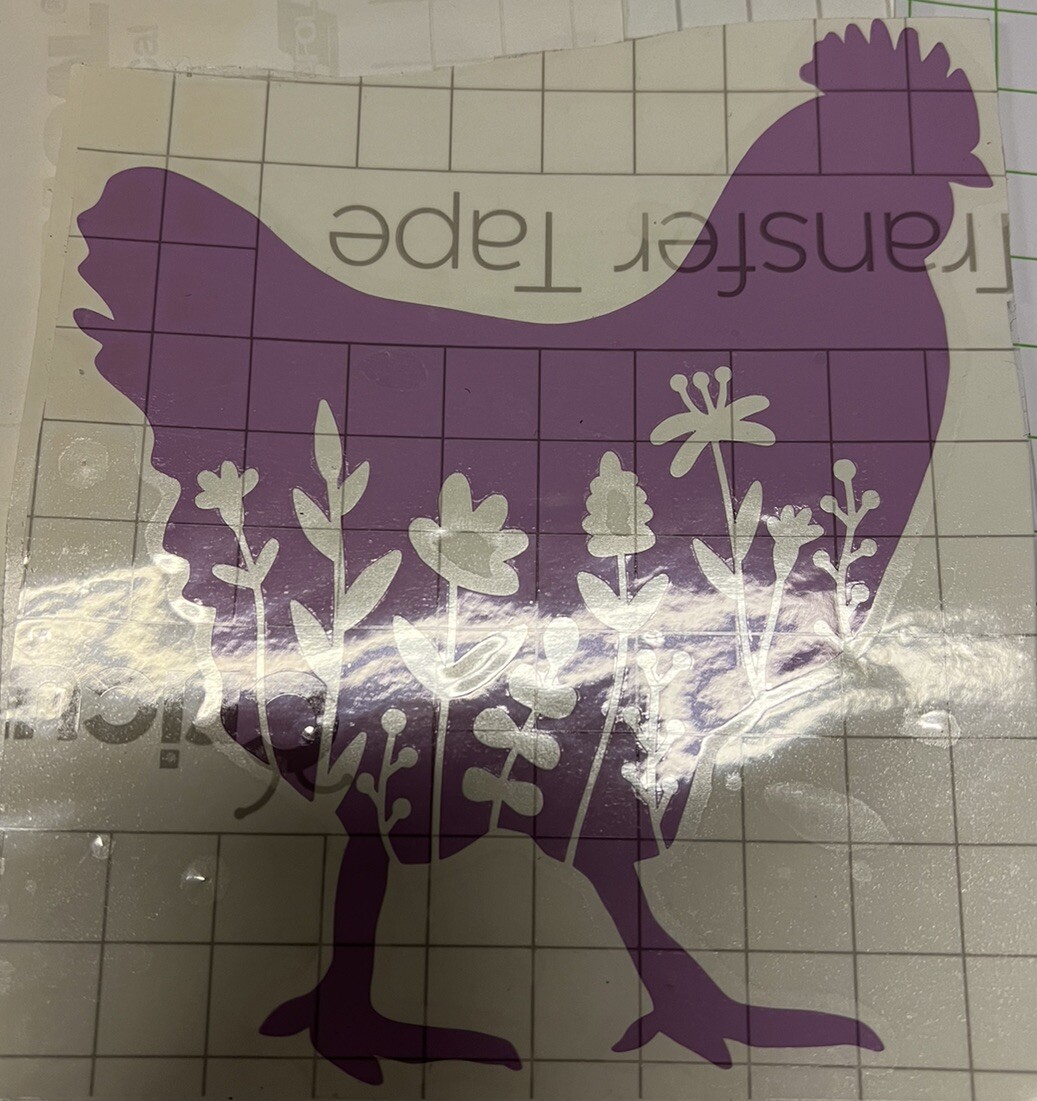 4”x5” Chicken Decal