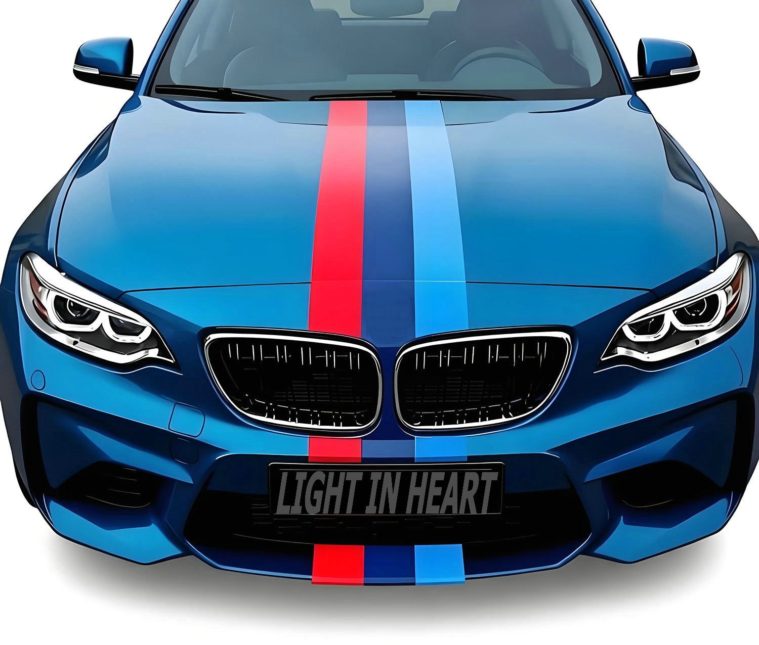 Fit For BMW M2 X3 X4 X5 X6 Graphics Sticker Car Hood Roof Rear Racing Stripes