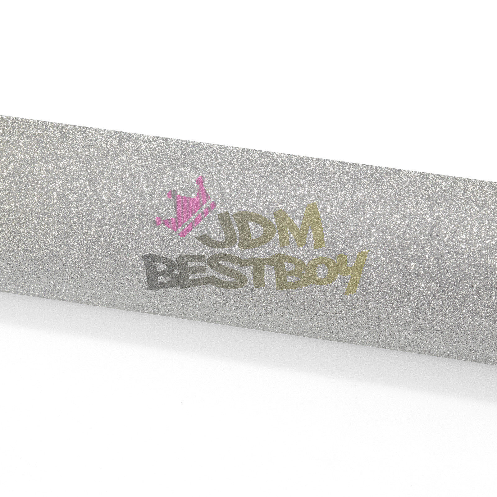 Premium Ultra Diamond Glitter Matte Silver Car Vinyl Wrap Sticker Decal Sheet
