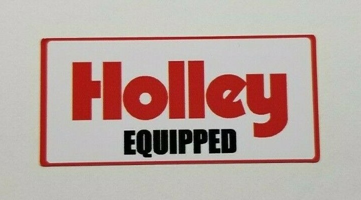 Holley Equipped Decal Sticker Holley Performance Turbo Turbocharged carburetor