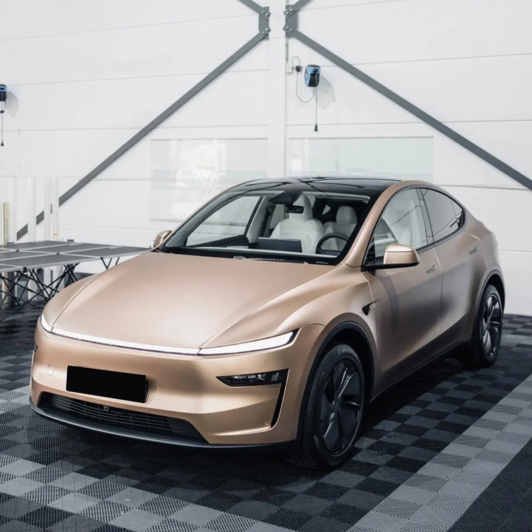 Rose Gold For Tesla Model Y 2025 PreCut Paint Protection Film PET Wrap Change