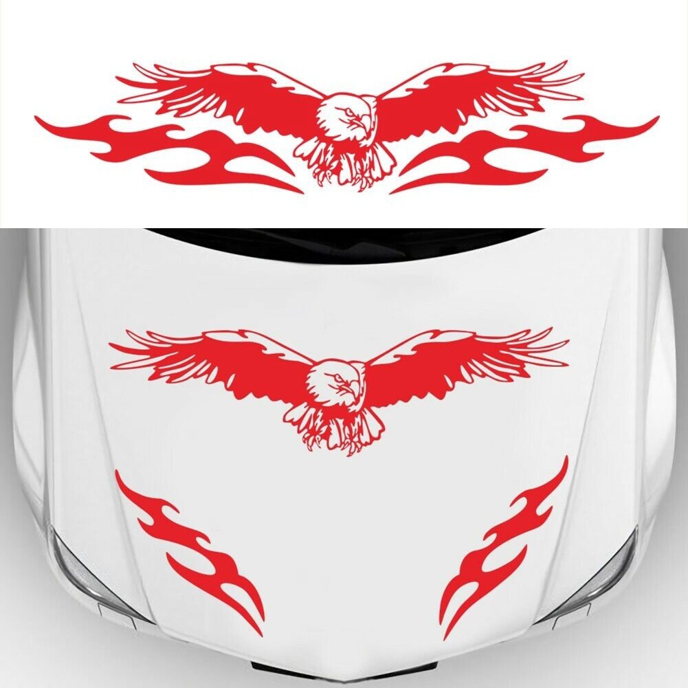 Easy to Install DIY Decal Emblem Sticker for Car Truck Hood Side Body Vinyl