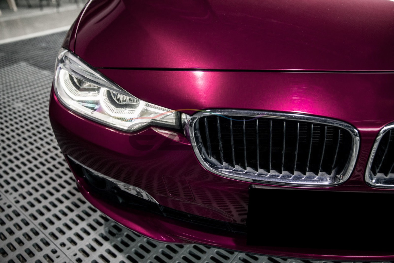 Gloss Metallic Plum Red PPF TPU Paint Protection Film Dry Wet Apply Vinyl Wrap