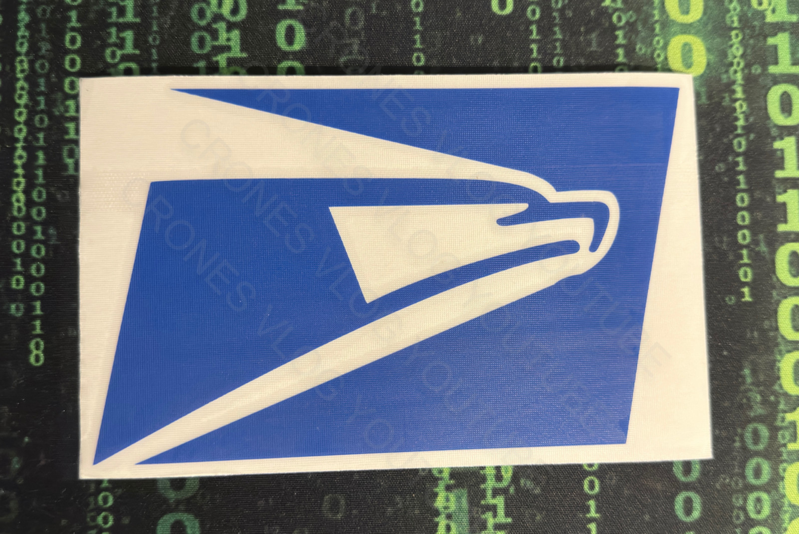 US mail USPS Postal Express Post Office DECAL/STICKER BLUE 5″