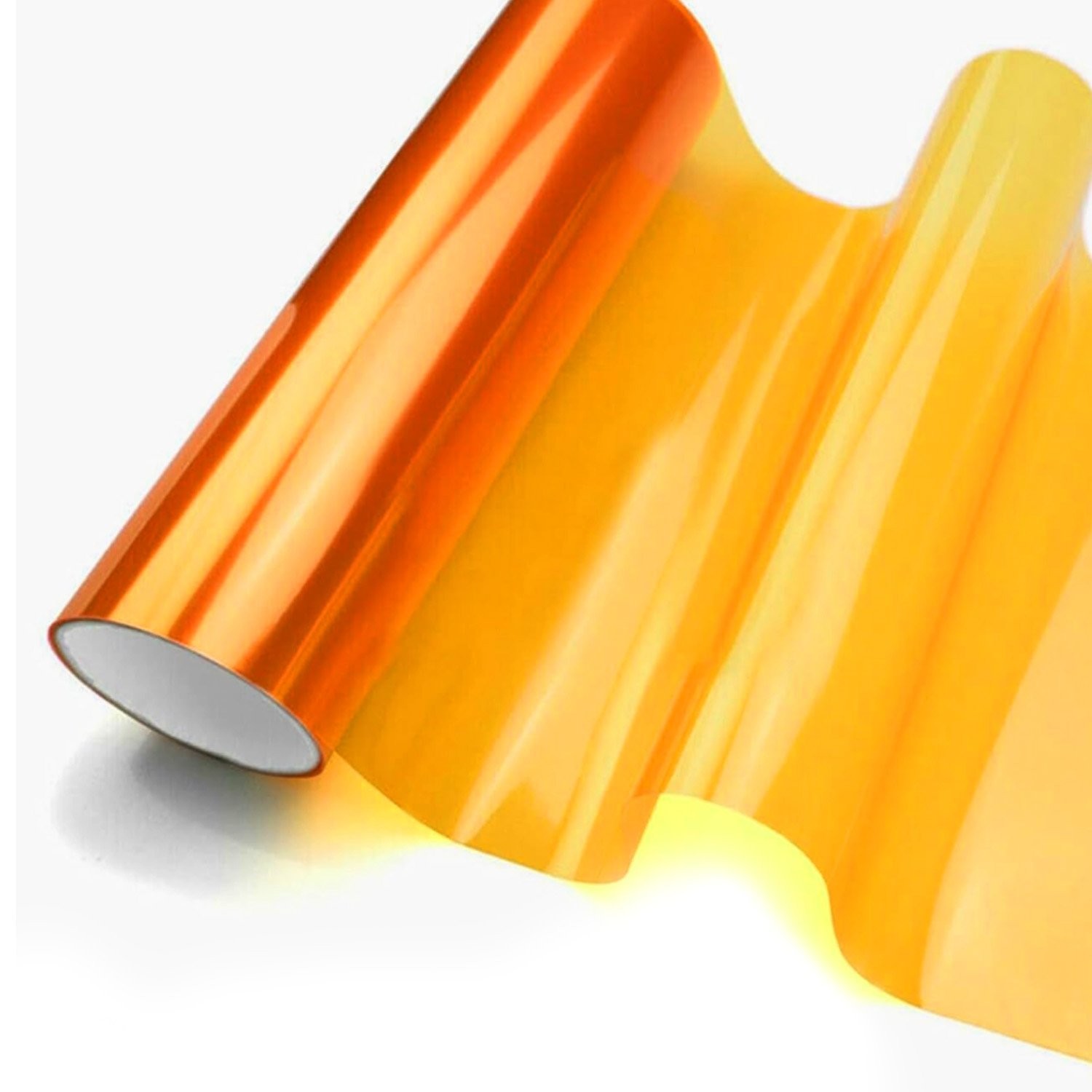 Amber orange Headlight Fog & Brake Light Tint Overlay Vinyl Film Car Accessory