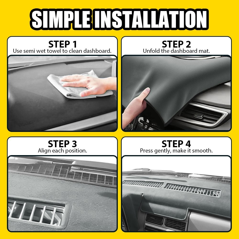 Dashboard Cover Dash Mat Gray Fit Chevrolet C1500 C2500 C3500 K1500 1988-94 1-5X