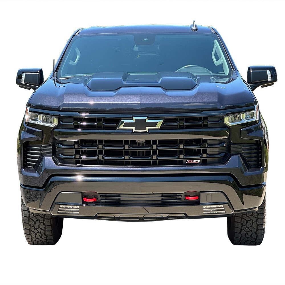 Crux Moto Headlight Tint Lower Overlay Dark Smoke 20% for Silverado 1500 22+