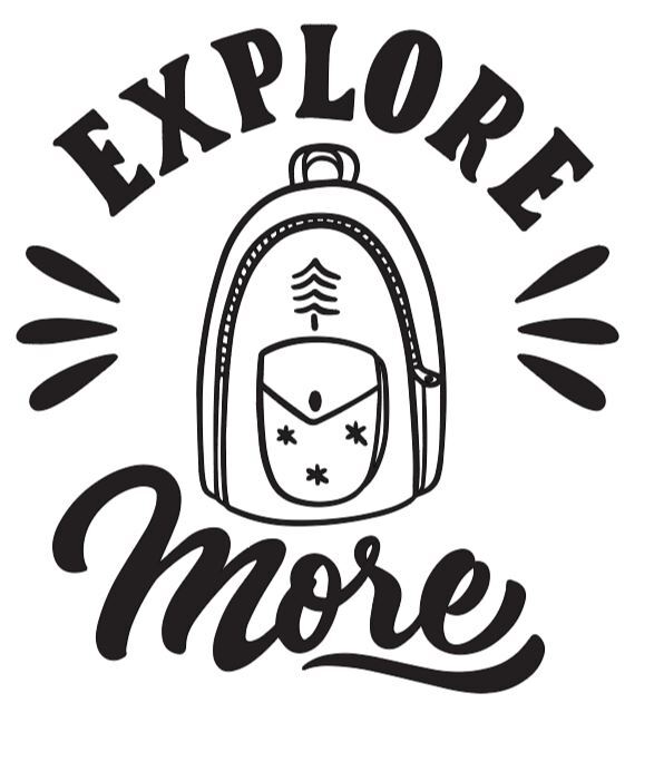 Explore More Backpack Adventure Decal Truck RV Tumbler campfire outdoor Vinyl