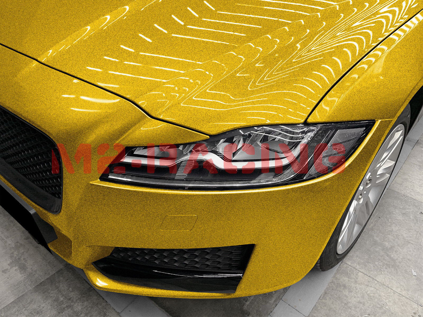 Gloss Diamond Glitter Yellow Sparkle Metallic Car Vinyl Wrap Decal Sticker Sheet