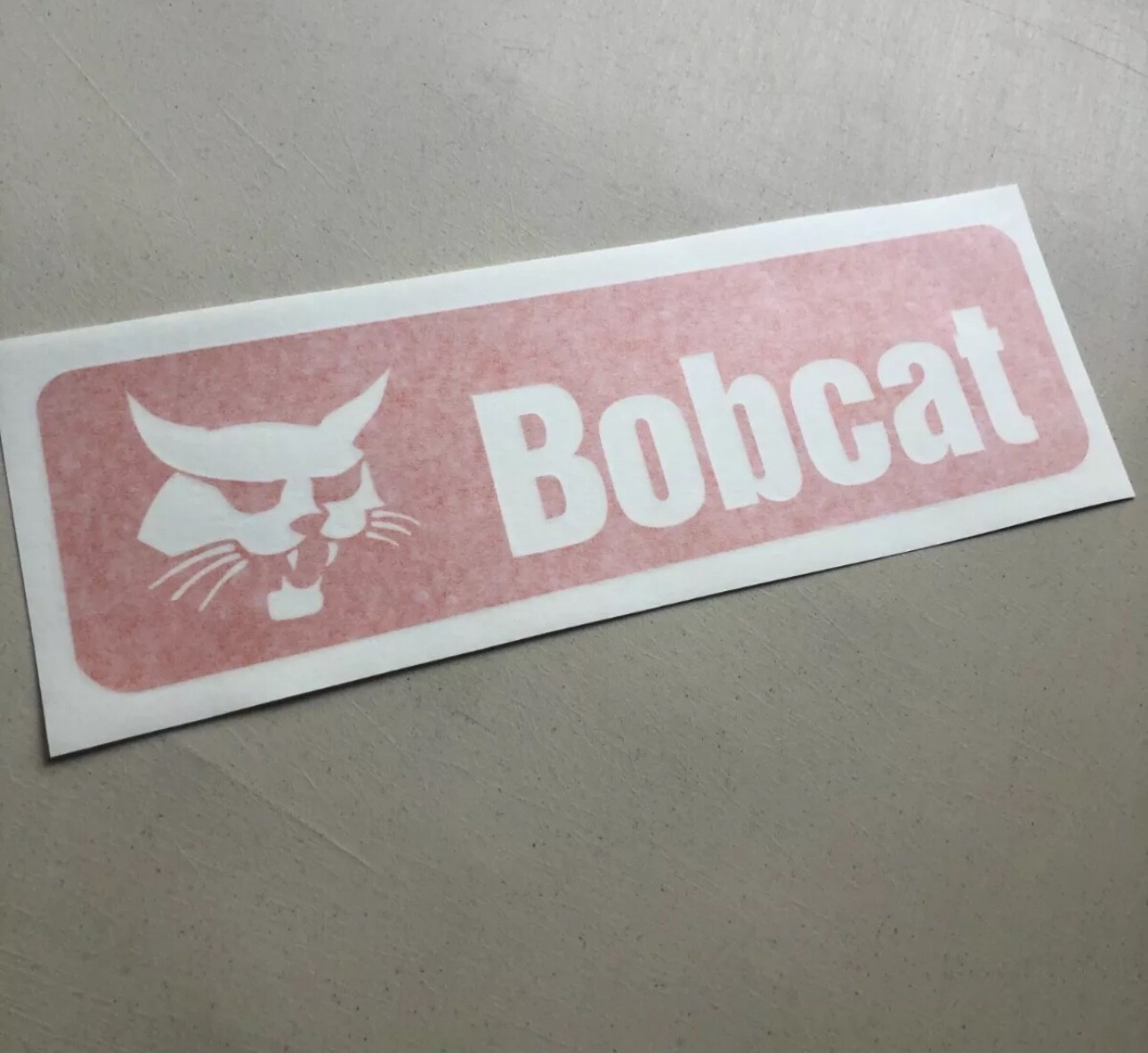 Bobcat Orange Stripes Replacement SET OF 2 Skid Steer Vinyl Decal Sticker