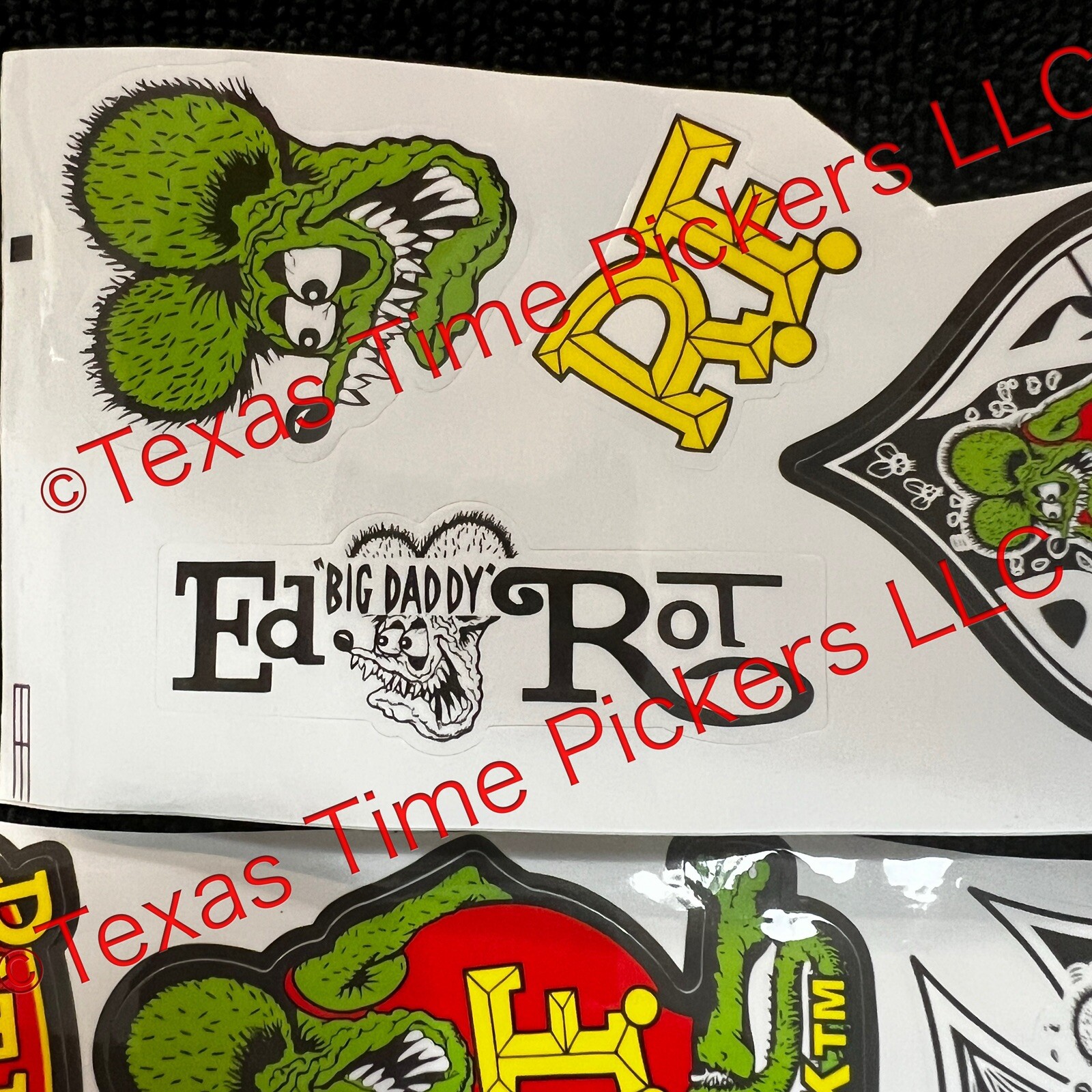10 Rat Fink Mouse Ed Big Daddy Roth Hot Rod Art Vinyl Decal Sticker Car Truck