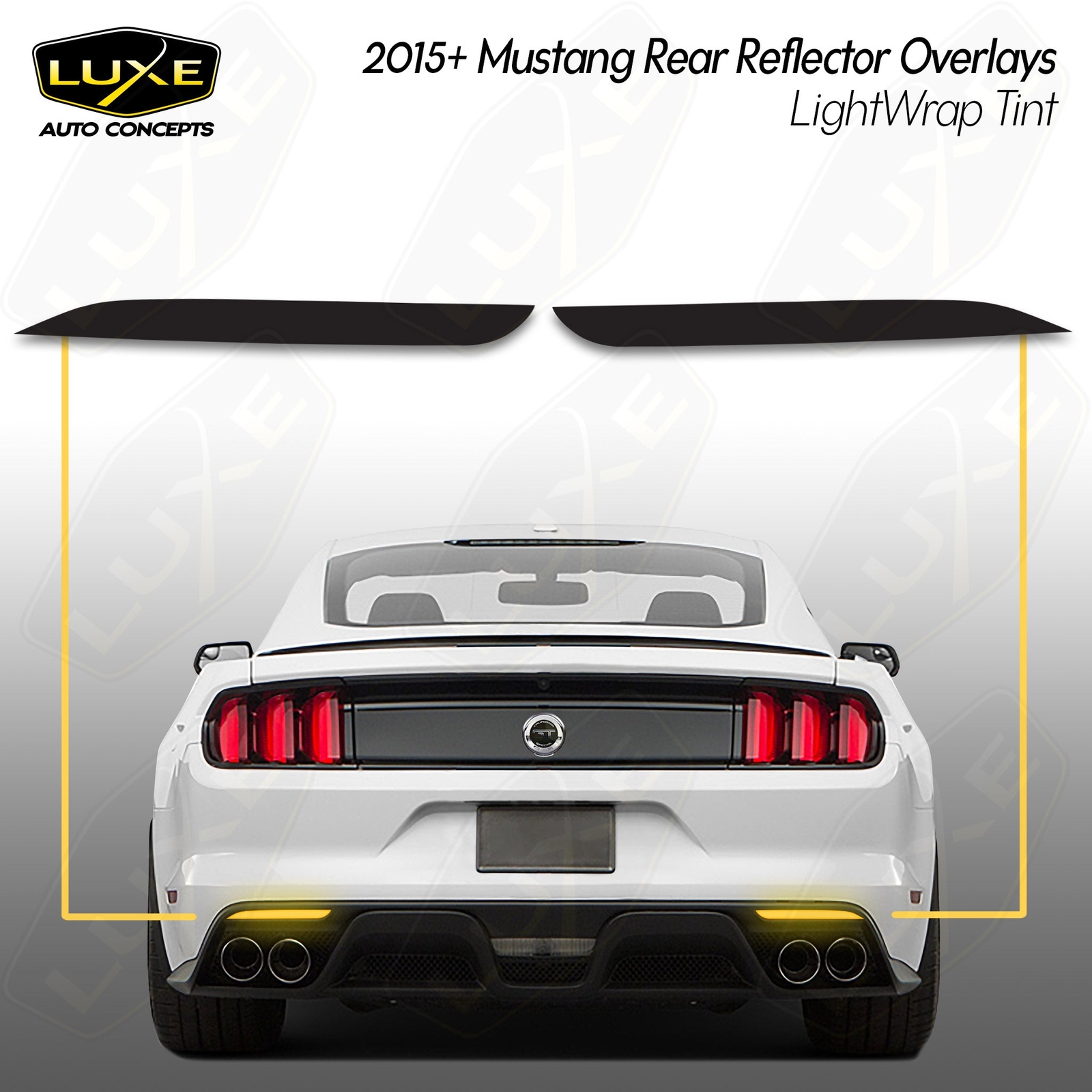 Luxe Auto Concepts 2015-17 Mustang Rear Reflector Tint Kit
