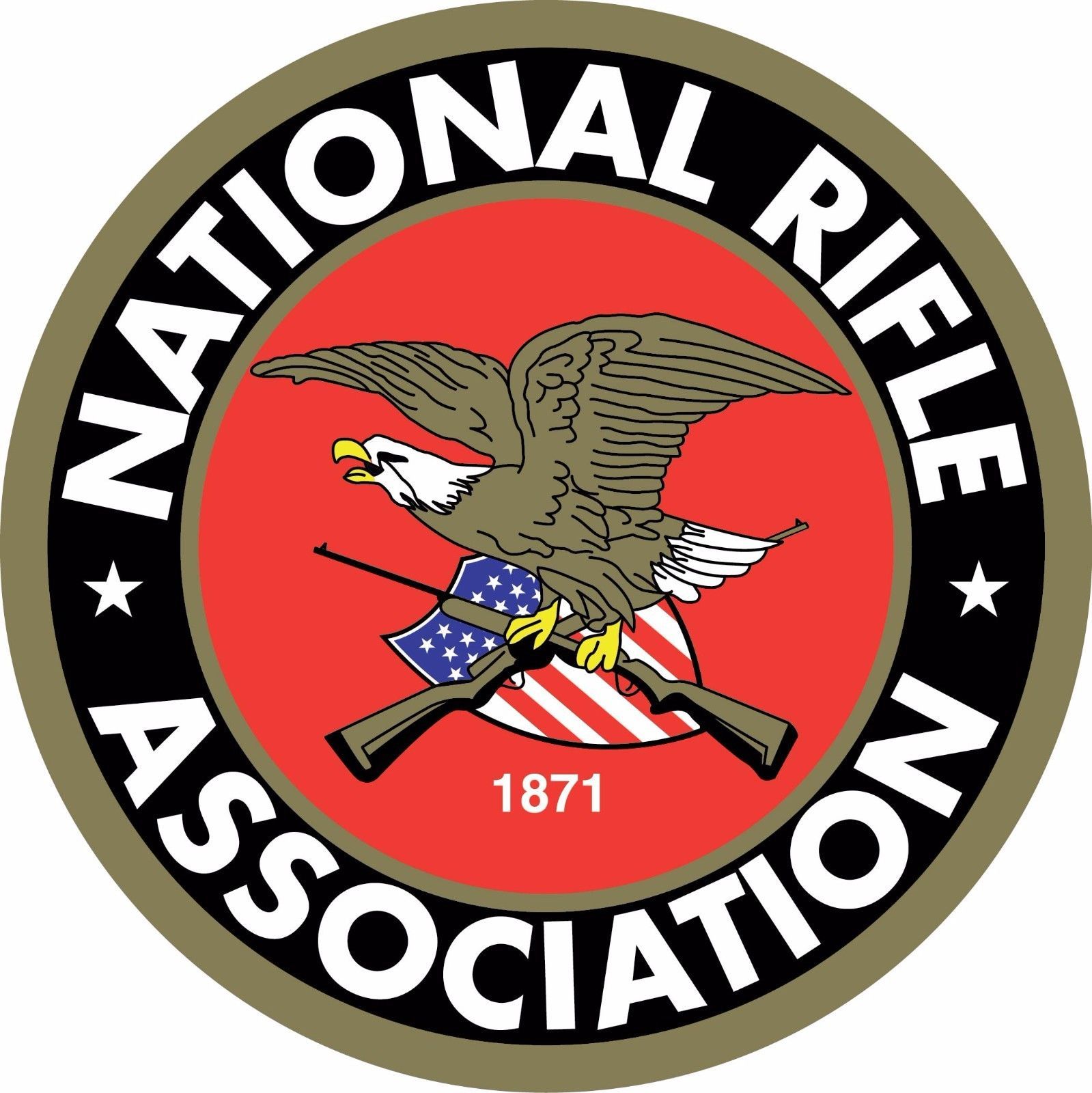 (2) NRA National Rifle Association Gun 2nd Amendment Vinyl Sticker Decal 3″x3″