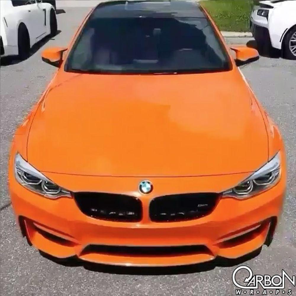 Avery Dennison SW900 Supreme Gloss Orange Vinyl Car Wrap Film | 373-O